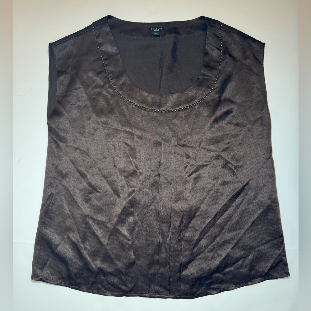 Talbots size 12 top 100% silk